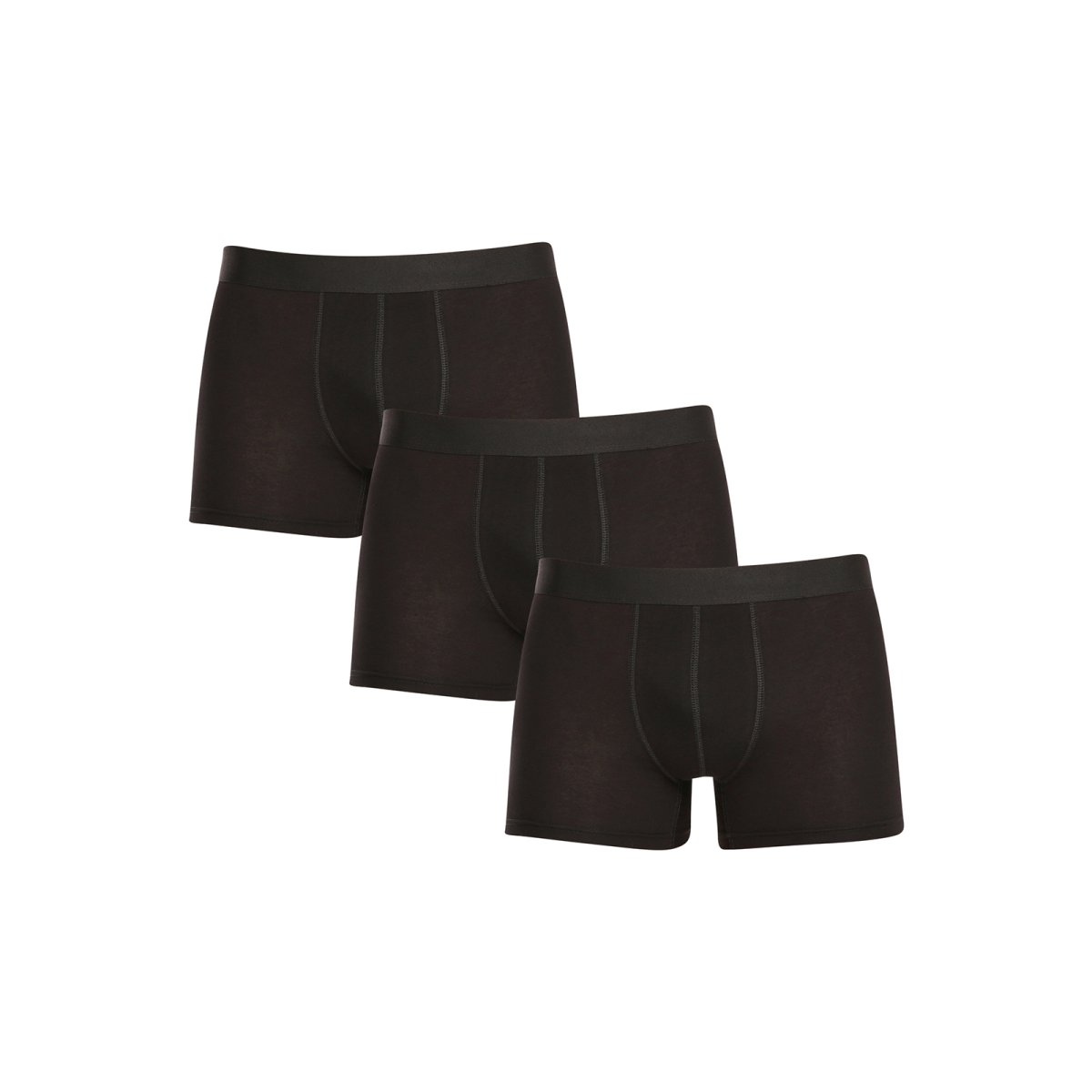 Nedeto 3PACK pánské boxerky nadrozměr černé (3NBX001) 6XL Nedeto