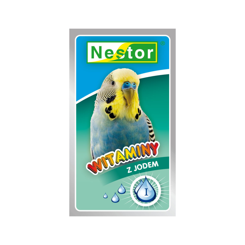 Nestor VITAMIN IODINE vitamíny s jódem pro andulky 20g Nestor