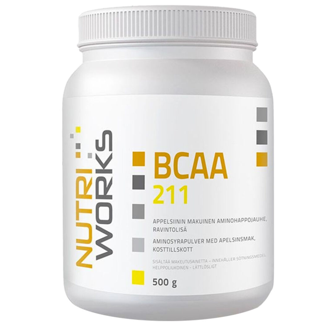 NutriWorks BCAA 2:1:1 500g - pomeranč NutriWorks