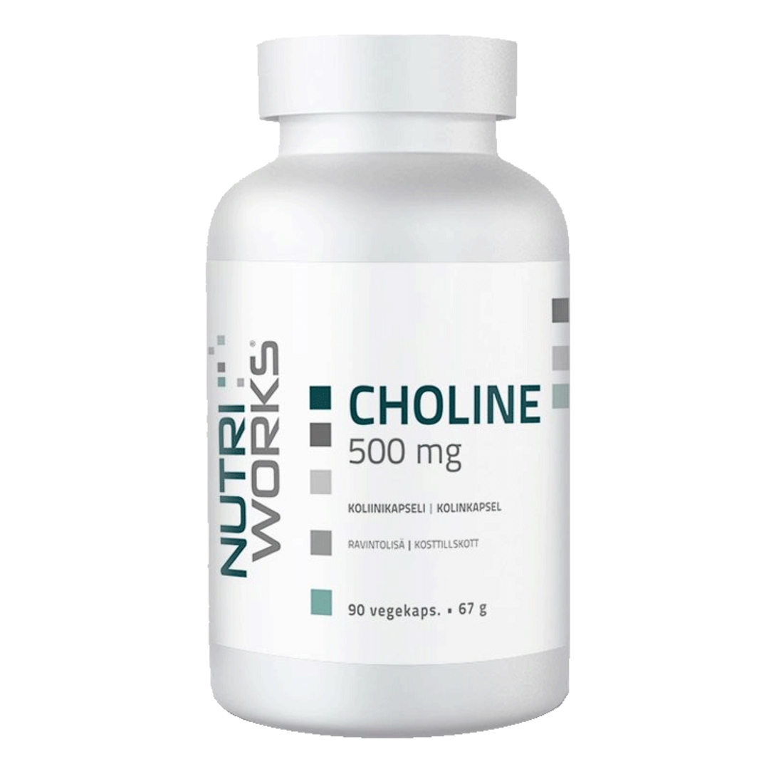 NutriWorks Choline 500mg - 90 kapslí NutriWorks