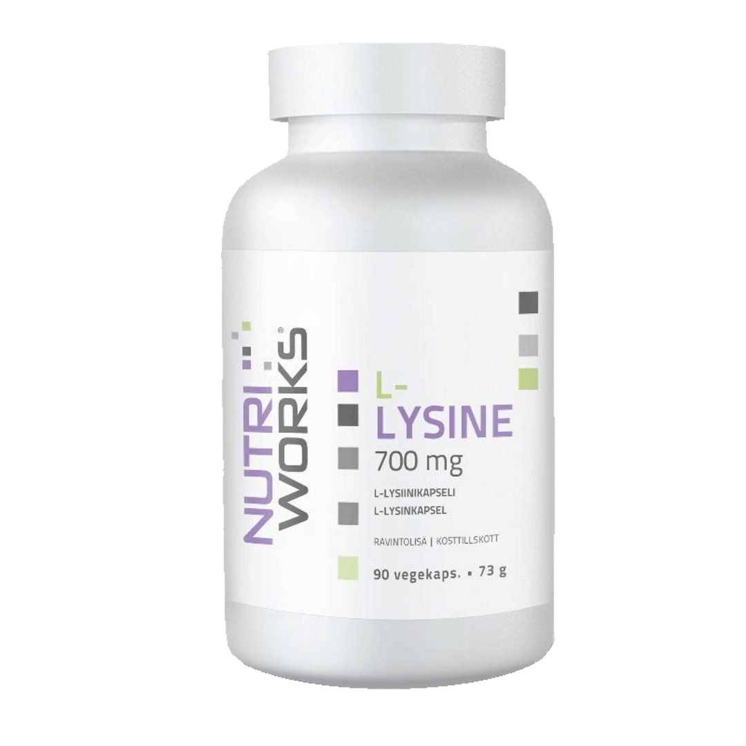 NutriWorks L-Lysine 700mg - 90 kapslí NutriWorks