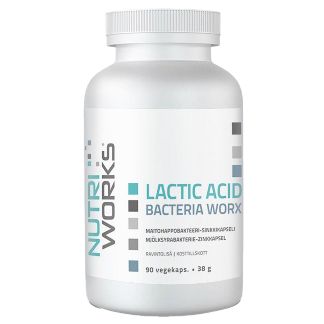 NutriWorks Lactic Acid Bacteria Worx - 90 kapslí NutriWorks