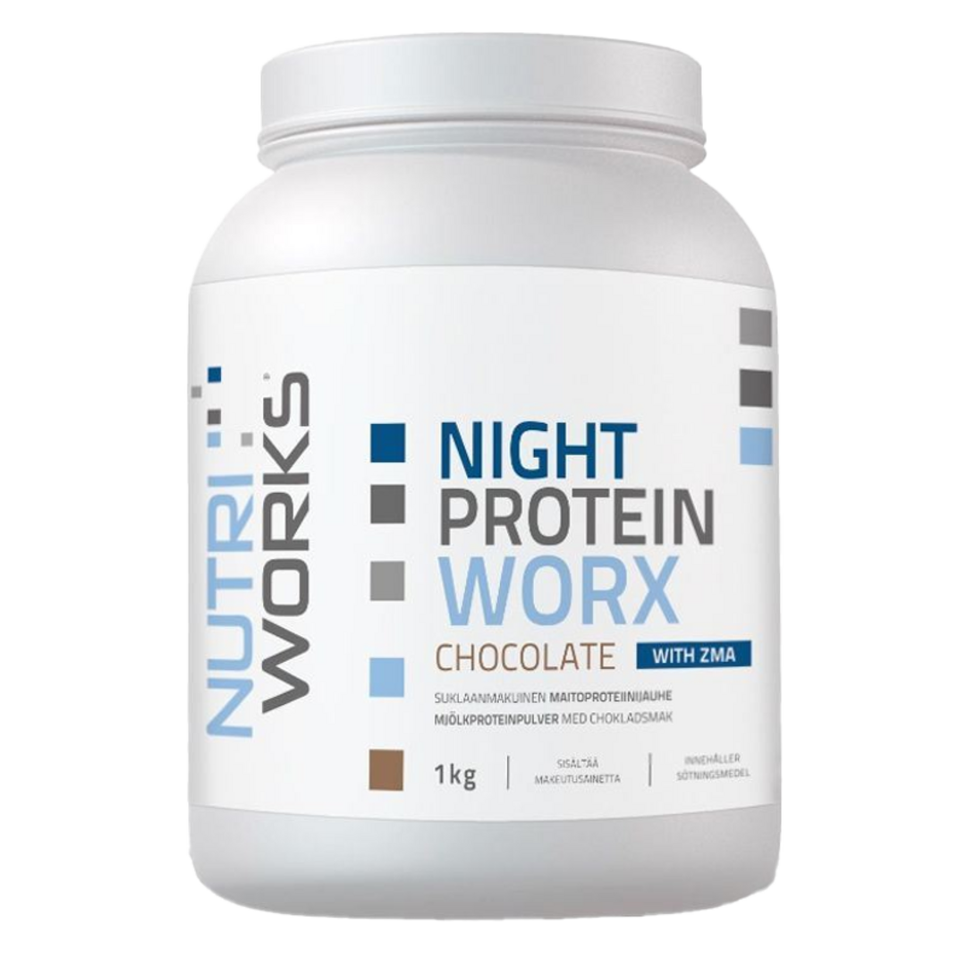 NutriWorks Night Protein Worx 1kg - čokoláda NutriWorks