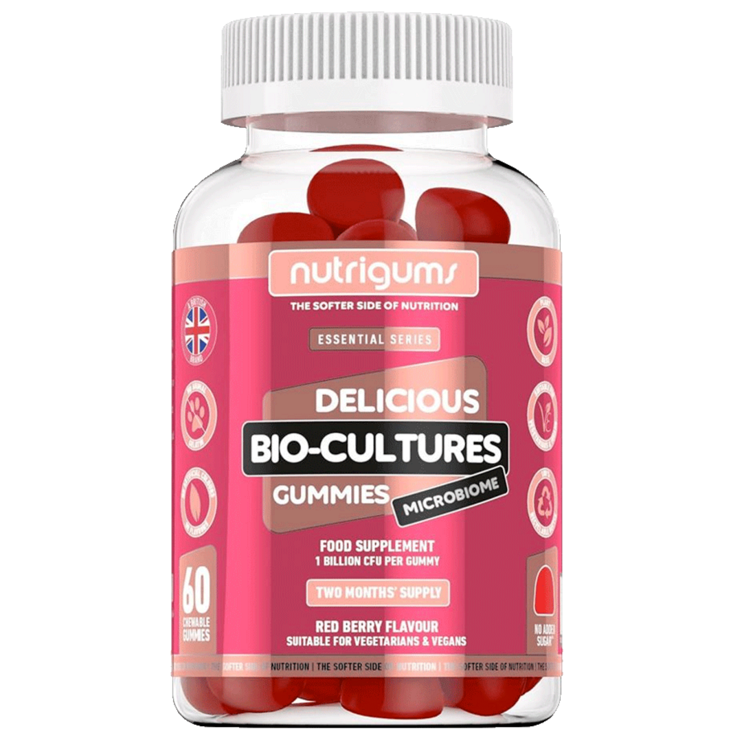 Nutrigums Bio-Cultures Microbiome 60 želé - lesní ovoce Nutrigums