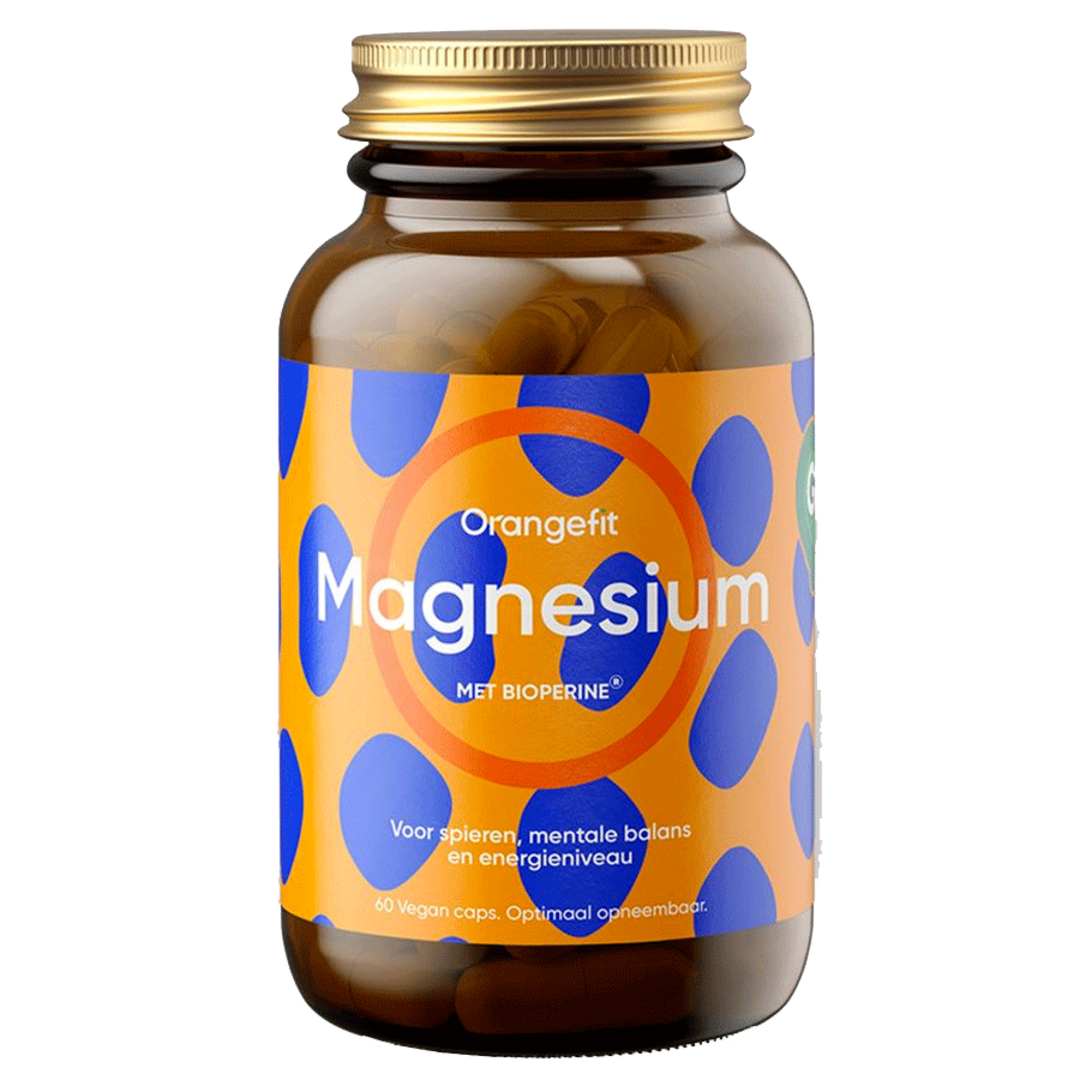 Orangefit Magnesium with Bioperine - 60 kapslí Orangefit