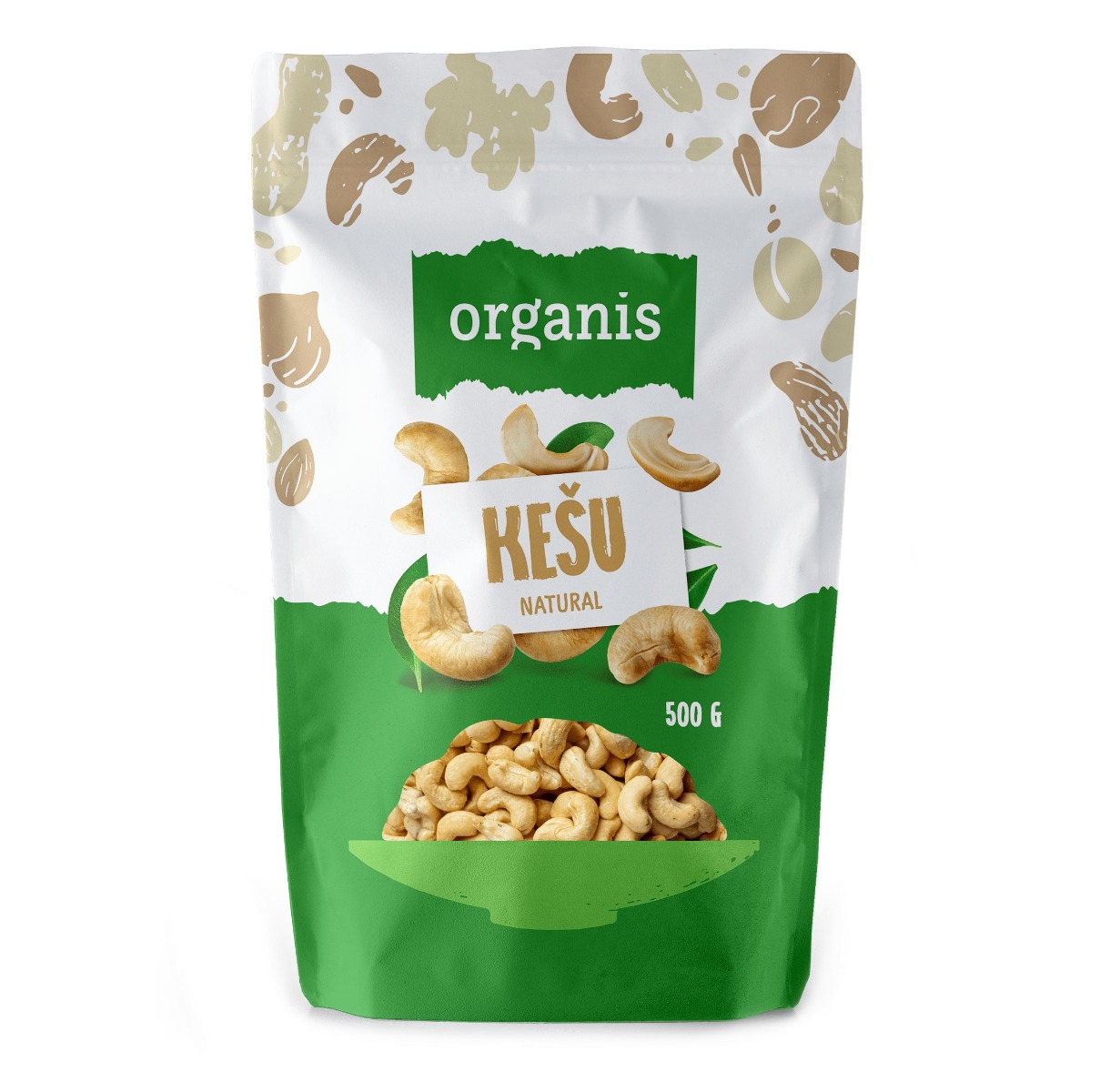 Organis Kešu natural 500 g Organis