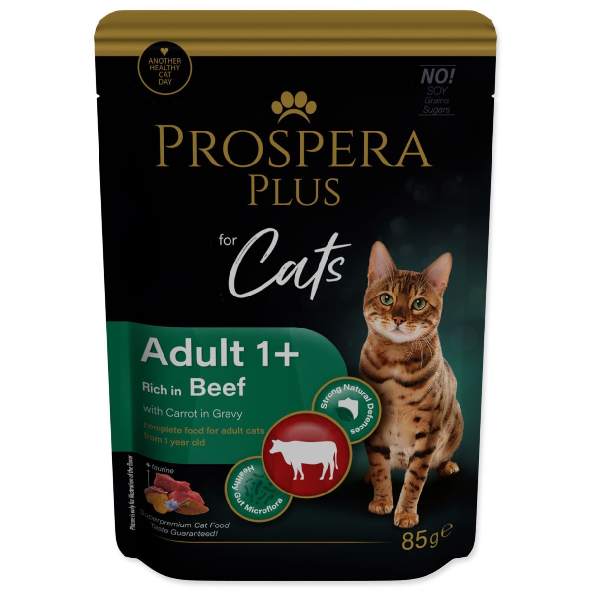 PROSPERA Plus Adult 1+ Beef Carrot kapsička 85 g PROSPERA Plus