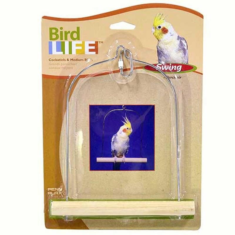 Penn Plax BIRD LIFE Houpačka dřevěná  pro korely 18x24cm Penn Plax