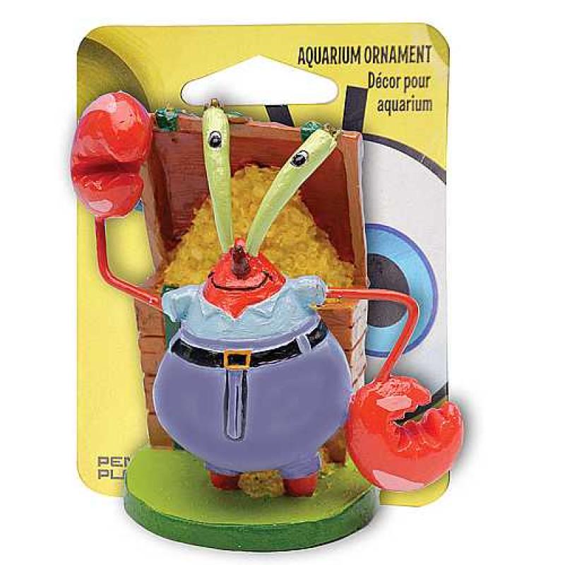 Penn Plax SPONGEBOB Dekorace Pan Krabs 5cm Penn Plax