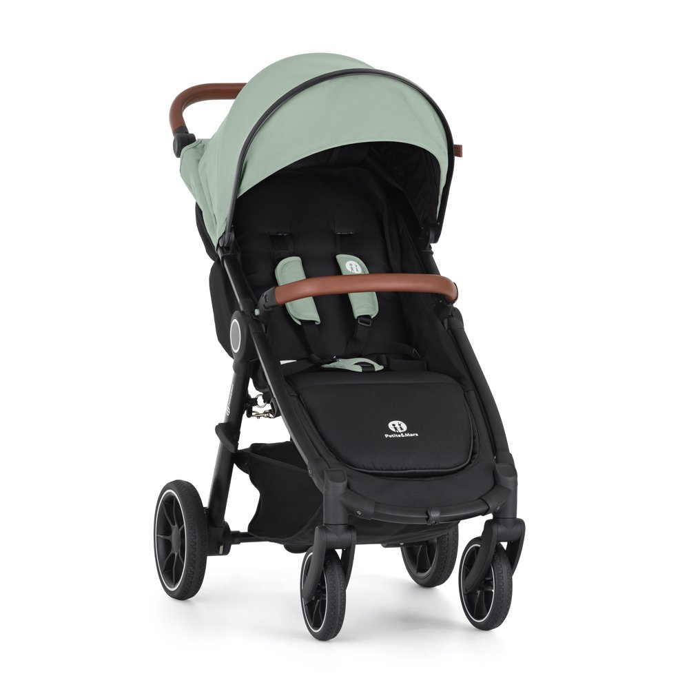 Petite&Mars Kočárek sportovní Street2 RWS Oak Iron Green Petite&Mars