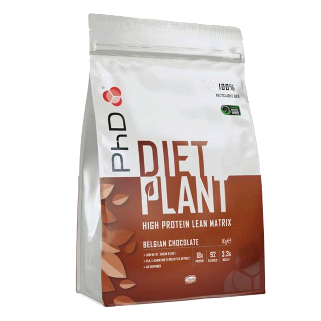 PhD Nutrition Diet Plant Protein 1000g - belgická čokoláda PhD Nutrition