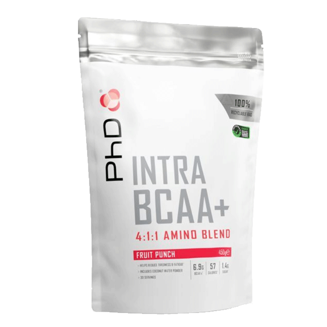 PhD Nutrition Intra BCAA+ 450g - ovocný punč PhD Nutrition