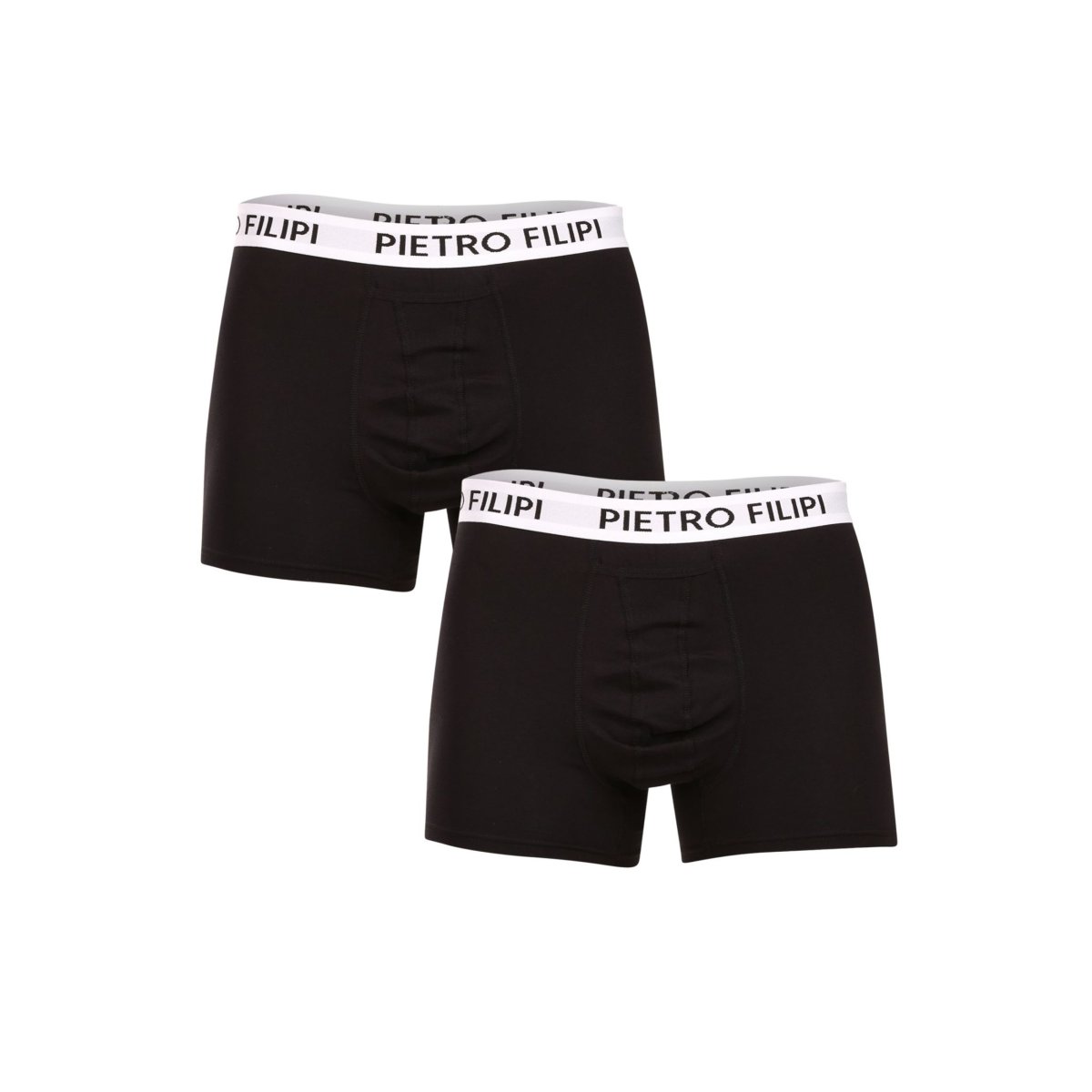 Pietro Filipi 2PACK pánské boxerky balls holder černé (2BCL003) M Pietro Filipi