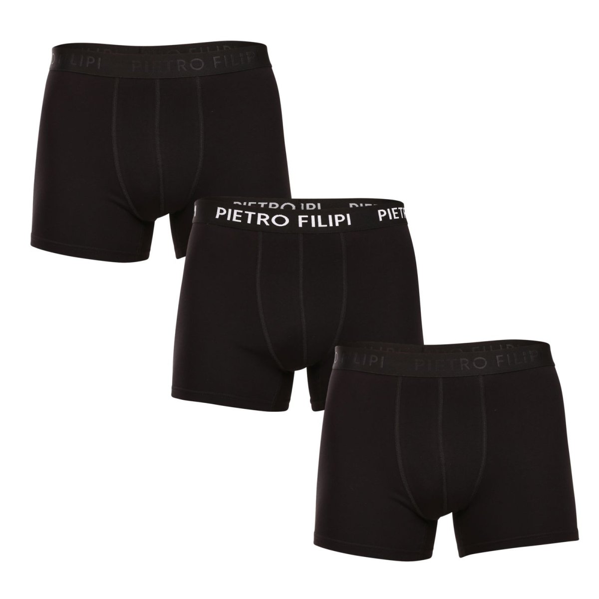 Pietro Filipi 3PACK pánské boxerky černé (3BCL005) L Pietro Filipi