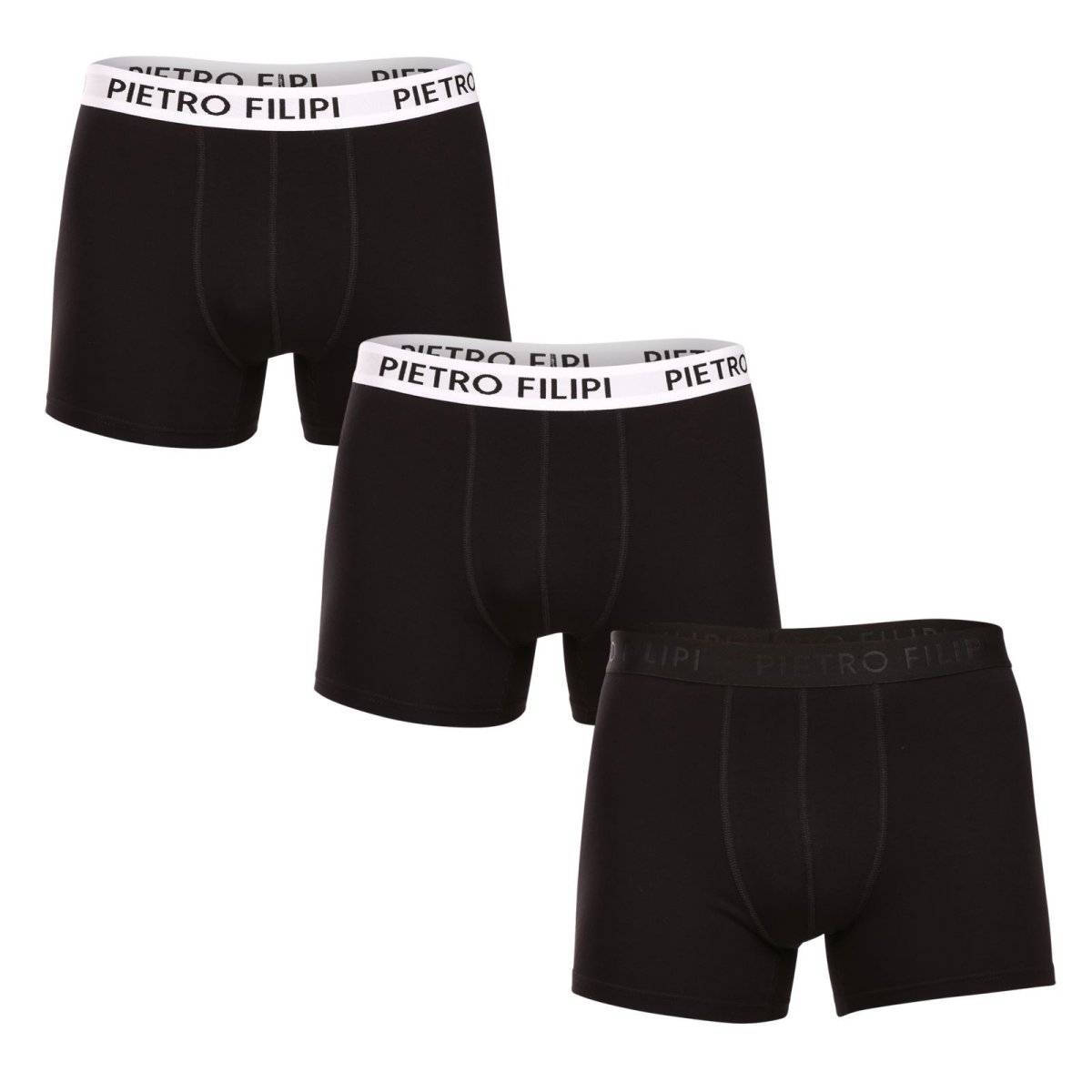 Pietro Filipi 3PACK pánské boxerky černé (3BCL007) L Pietro Filipi