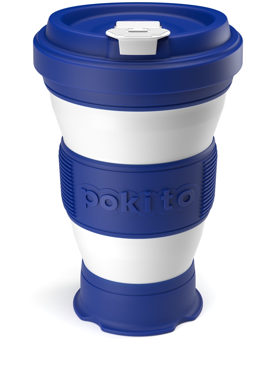 Pokito skládací hrnek do kapsy - tmavě modrý až 475ml Pokito