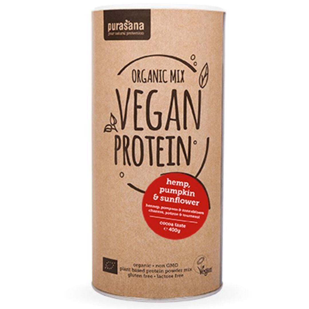 Purasana Vegan Protein MIX BIO 400g - kakao Purasana