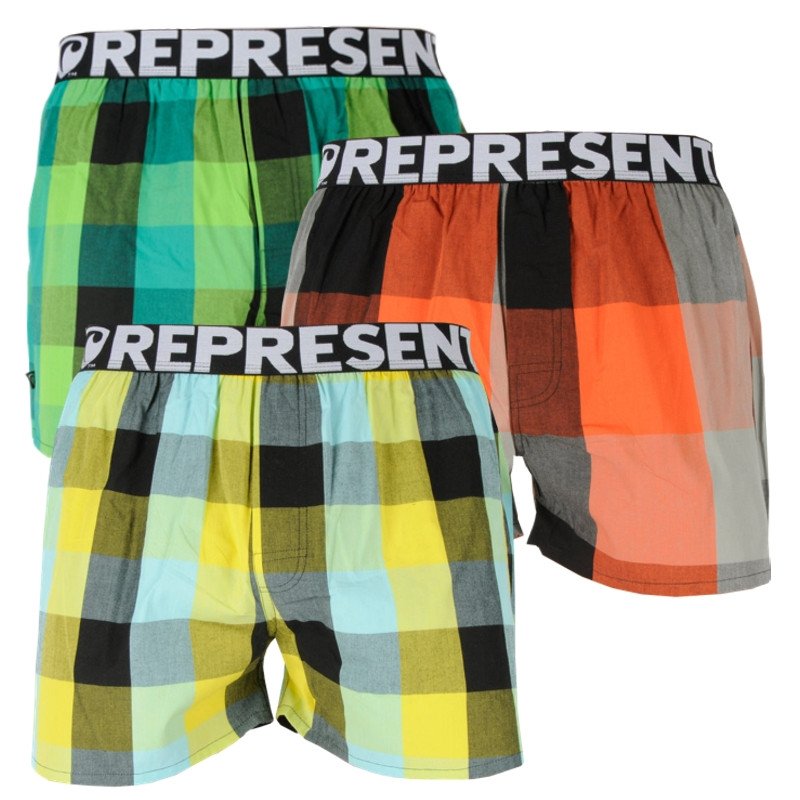 Represent 3PACK pánské trenky Mikebox (2576263) XXL Represent