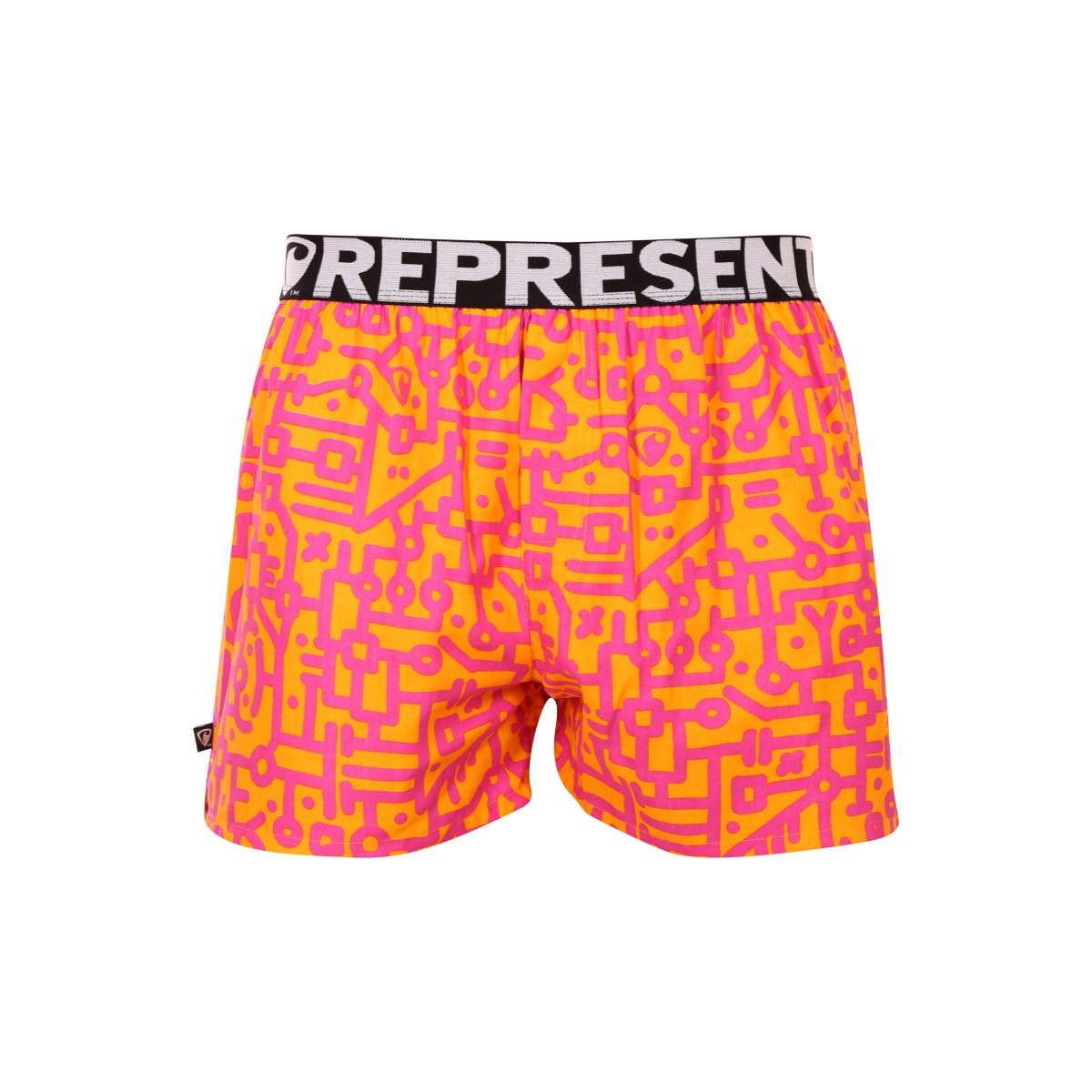 Represent Pánské trenky exclusive Mike elektro map (R2M-BOX-0731) M Represent