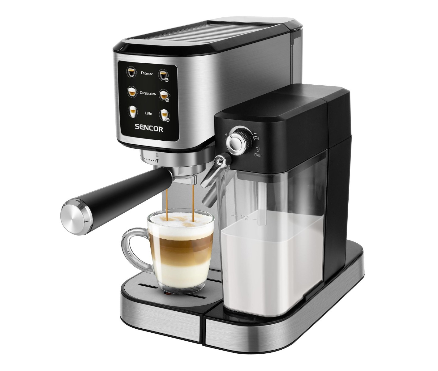 SENCOR SES 4910SS Espresso poloautomatický kávovar SENCOR