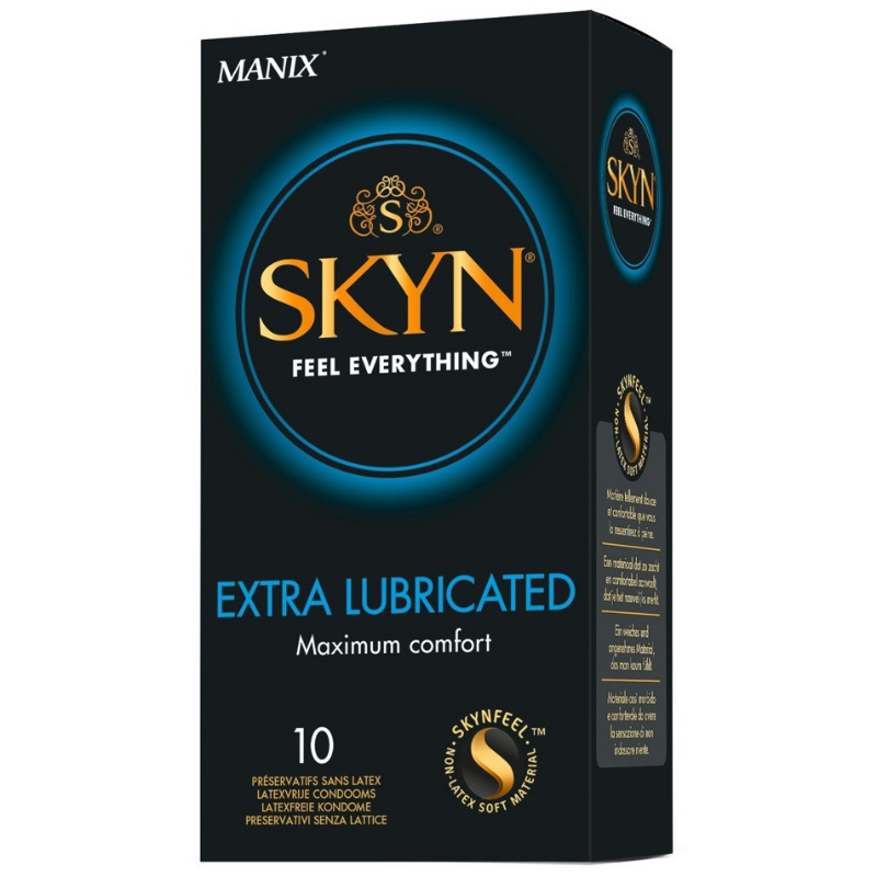 SKYN Bezlatexové kondomy extra lubrikované (10 ks) SKYN