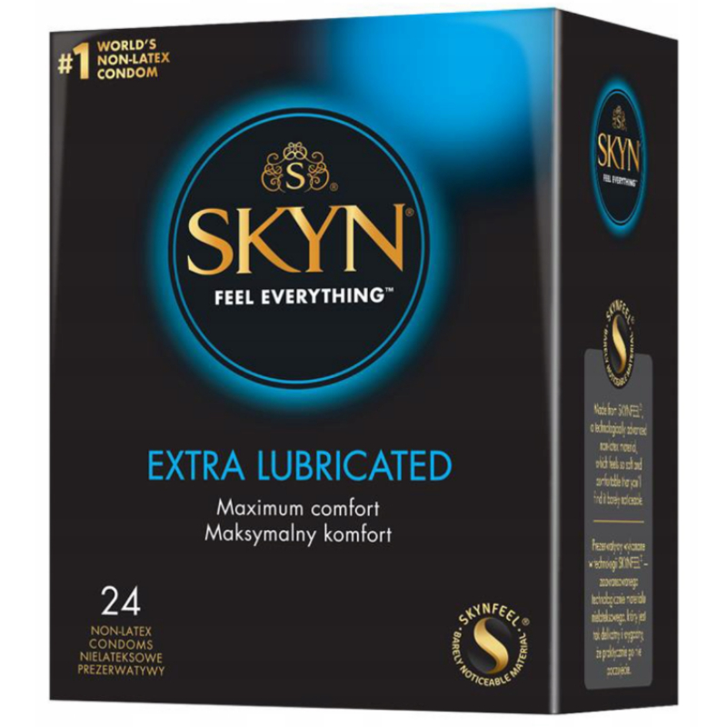 SKYN Bezlatexové kondomy extra lubrikované (24 ks) SKYN