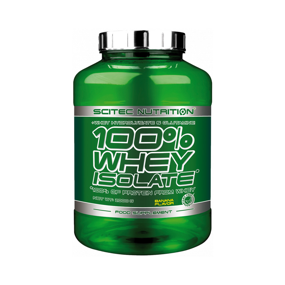 Scitec Nutrition 100% Whey Isolate 2000g - banán Scitec Nutrition