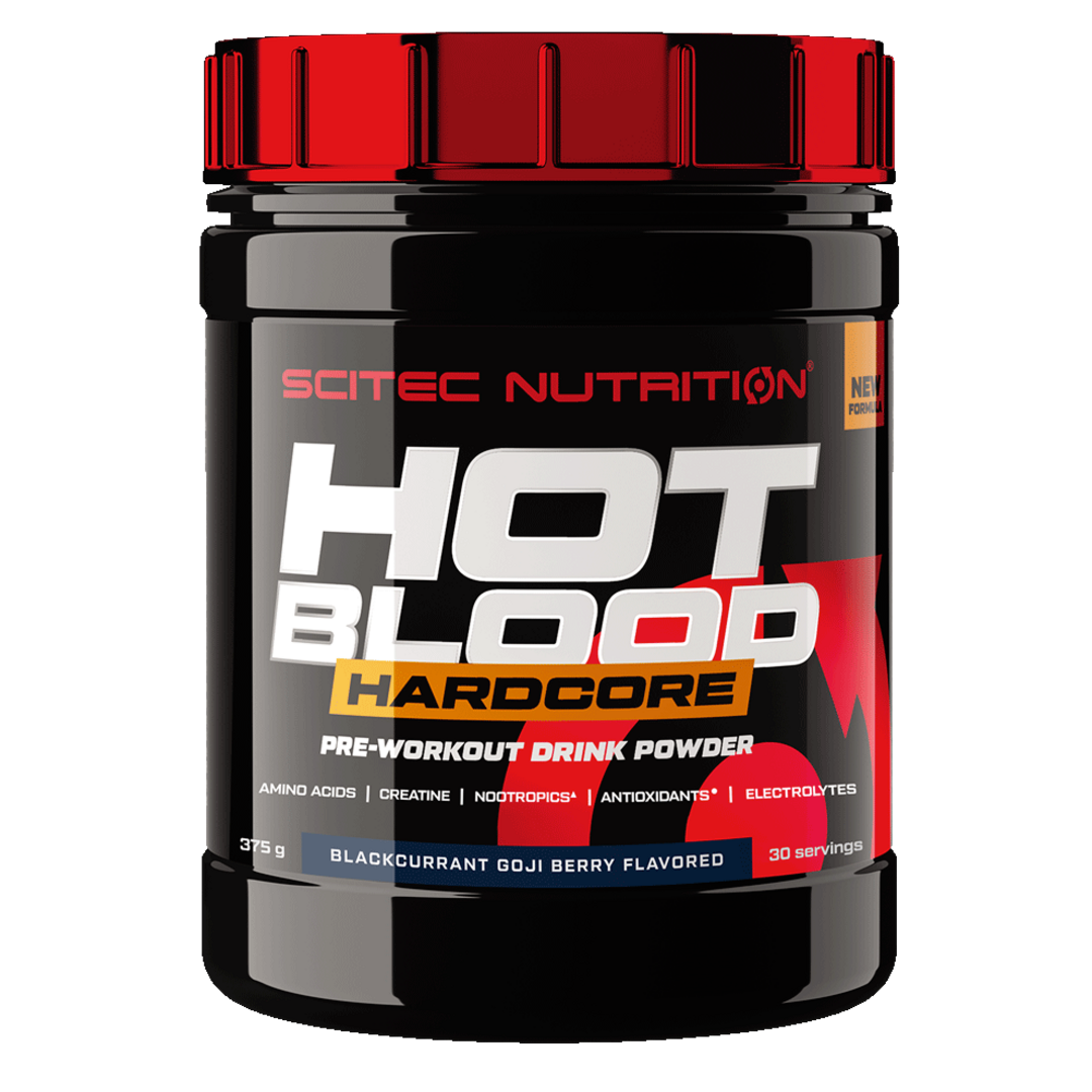 Scitec Nutrition Hot Blood Hardcore 375g - černý rybíz