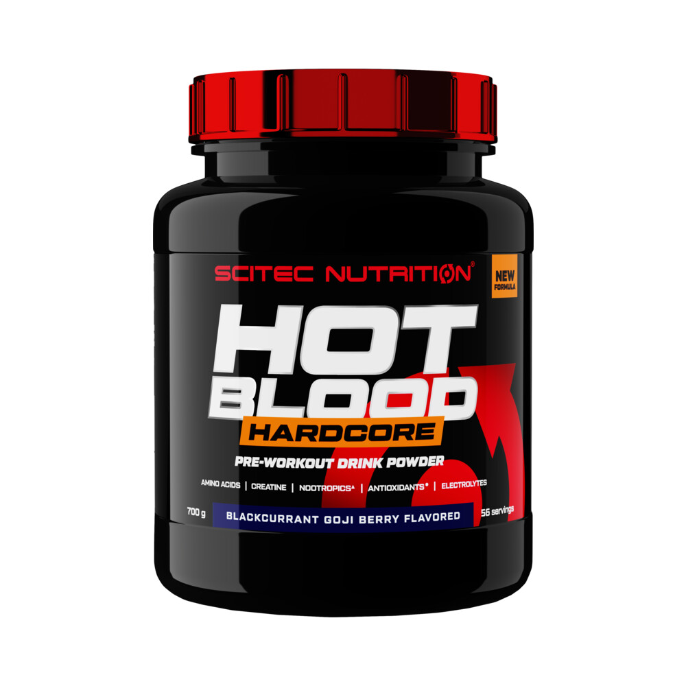 Scitec Nutrition Hot Blood Hardcore 700g - černý rybíz