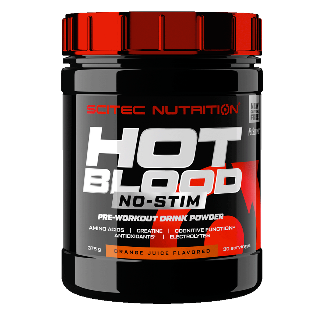 Scitec Nutrition Hot Blood No-Stim 375g - pomeranč Scitec Nutrition