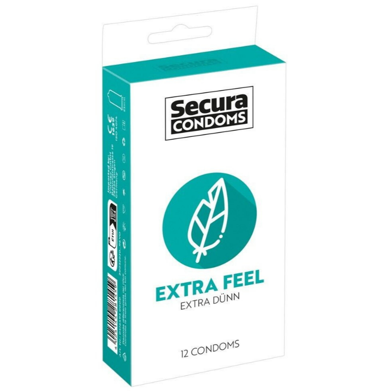 Secura Extra Feel – ultra tenké kondomy (12 ks) Secura