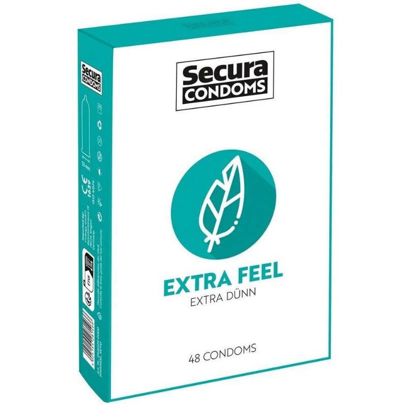 Secura Extra Feel – ultra tenké kondomy (48 ks) Secura