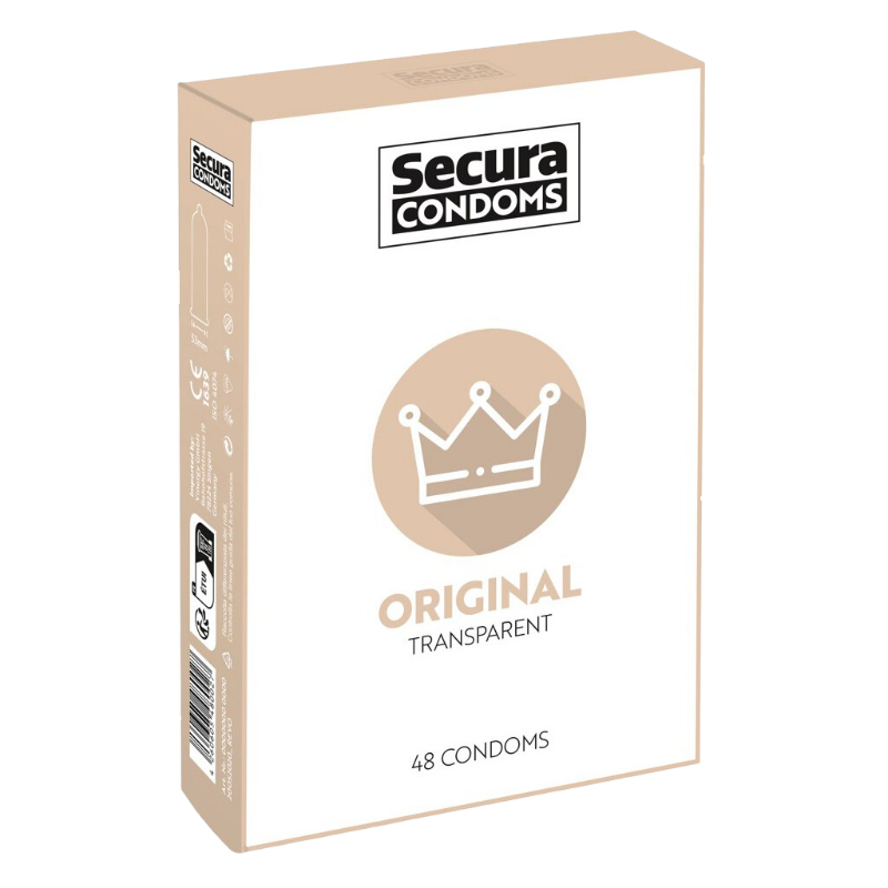 Secura Original – klasické kondomy (48 ks) Secura