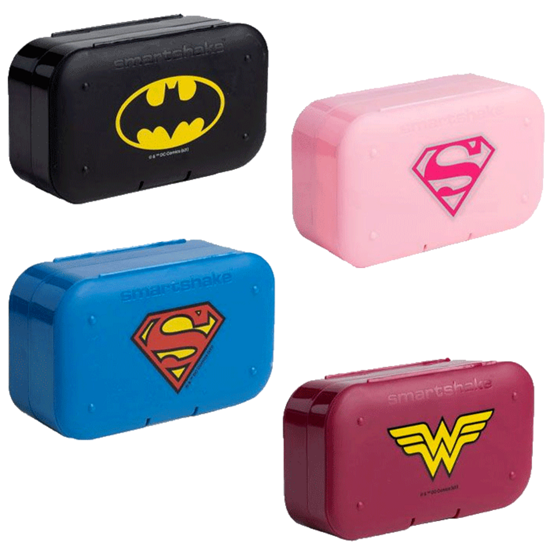 Smart Shake DC Pill Box organizer - Superman Smart Shake