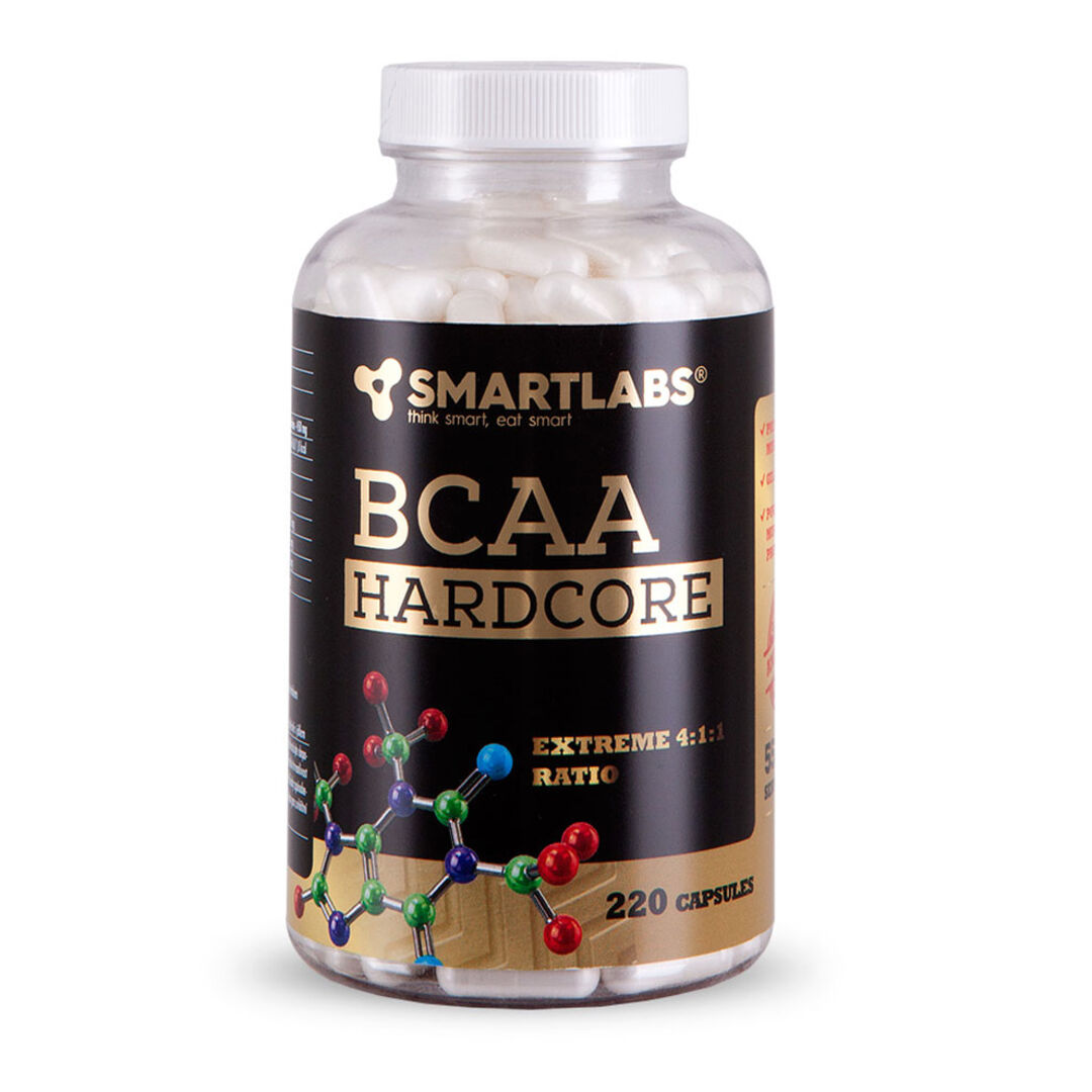 Smartlabs BCAA Hardcore - 220 kapslí Smartlabs