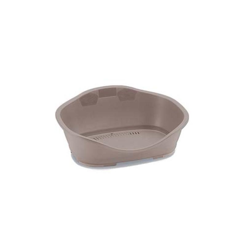 Stefanplast Sleeper 1 57x42x24cm light dove grey plastové lehátko pro psa Stefanplast