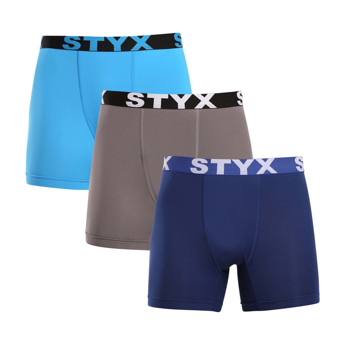 Styx 3PACK pánské funkční boxerky vícebarevné (3W96839) L Styx