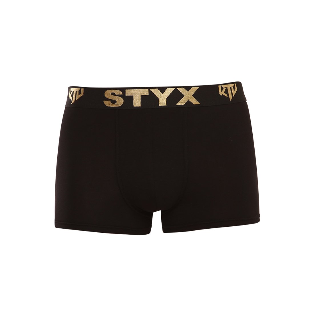 Styx Pánské boxerky / KTV sportovní guma černé - černá guma (GTC960) L Styx