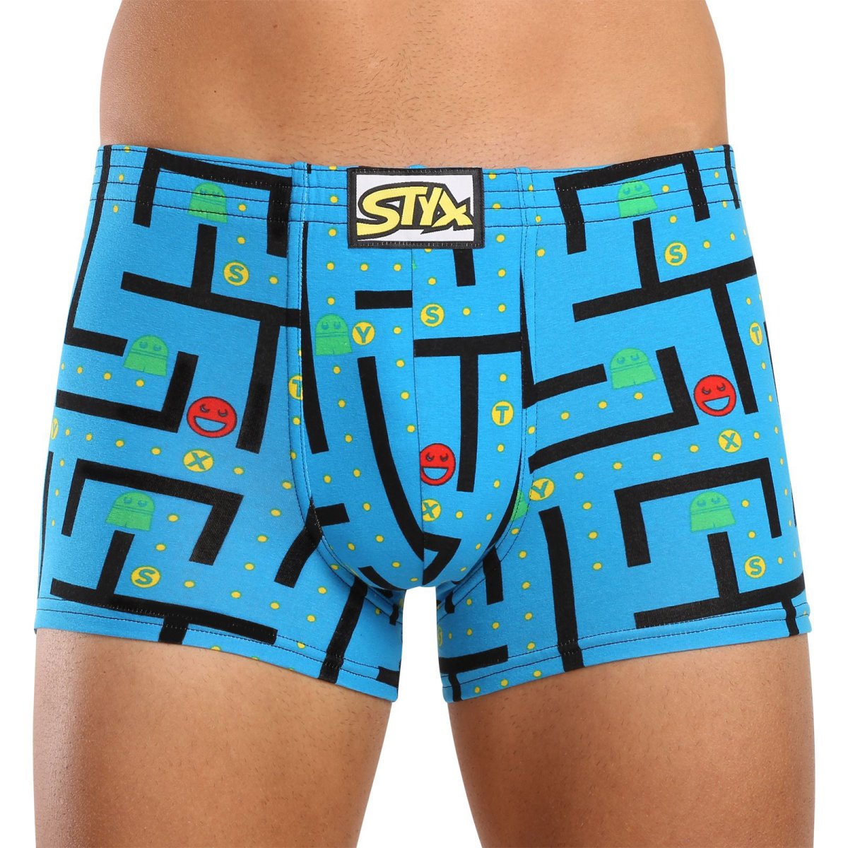 Styx Pánské boxerky art klasická guma hra (Q1259) L Styx