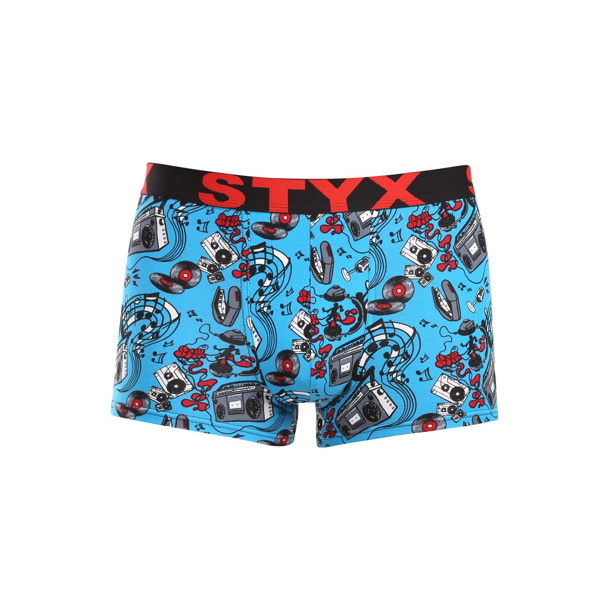 Styx Pánské boxerky art sportovní guma hudba (G1558) L Styx