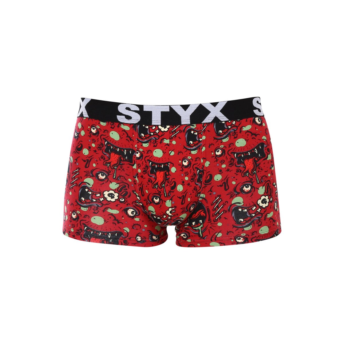 Styx Pánské boxerky art sportovní guma nadrozměr zombie (R1451) 3XL Styx