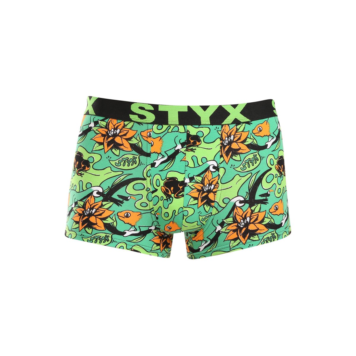 Styx Pánské boxerky art sportovní guma tropic (G1557) L Styx