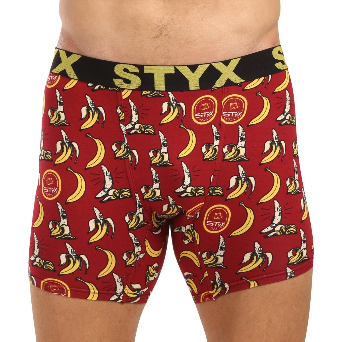 Styx Pánské boxerky long art sportovní guma banány (UN1359) M Styx