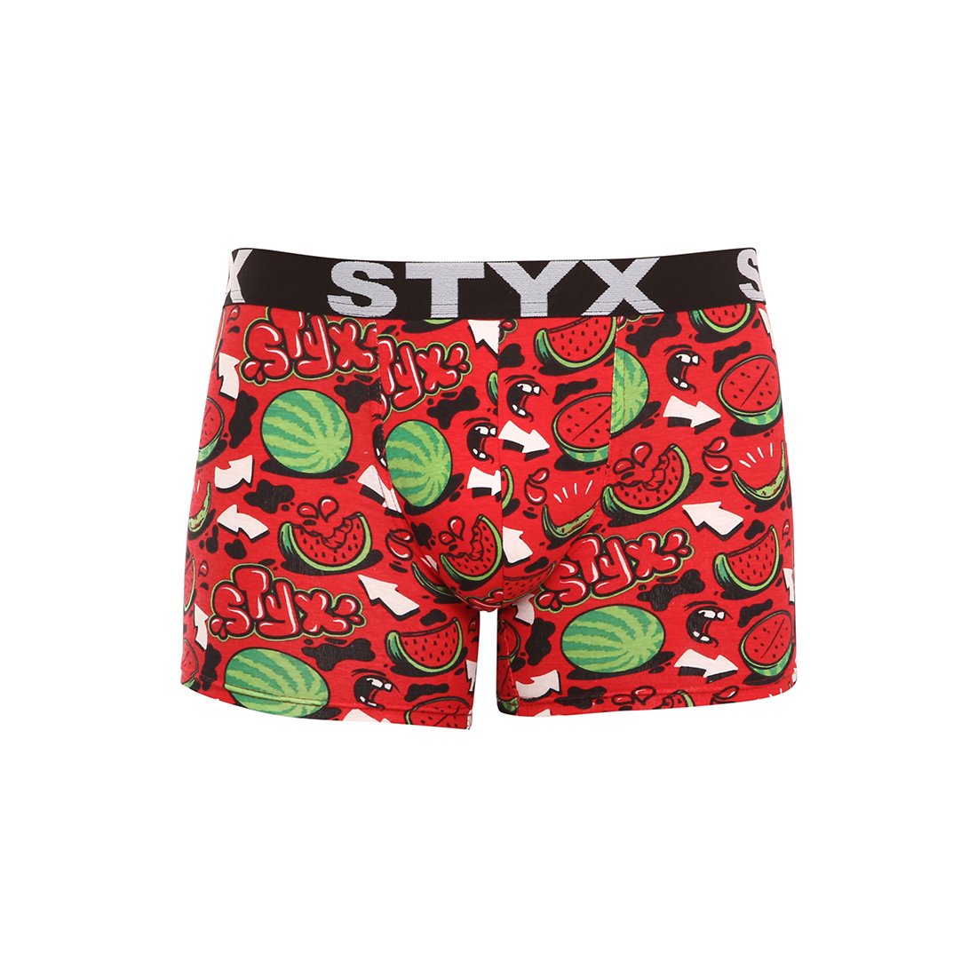 Styx Pánské boxerky long art sportovní guma melouny (U1459) XXL Styx