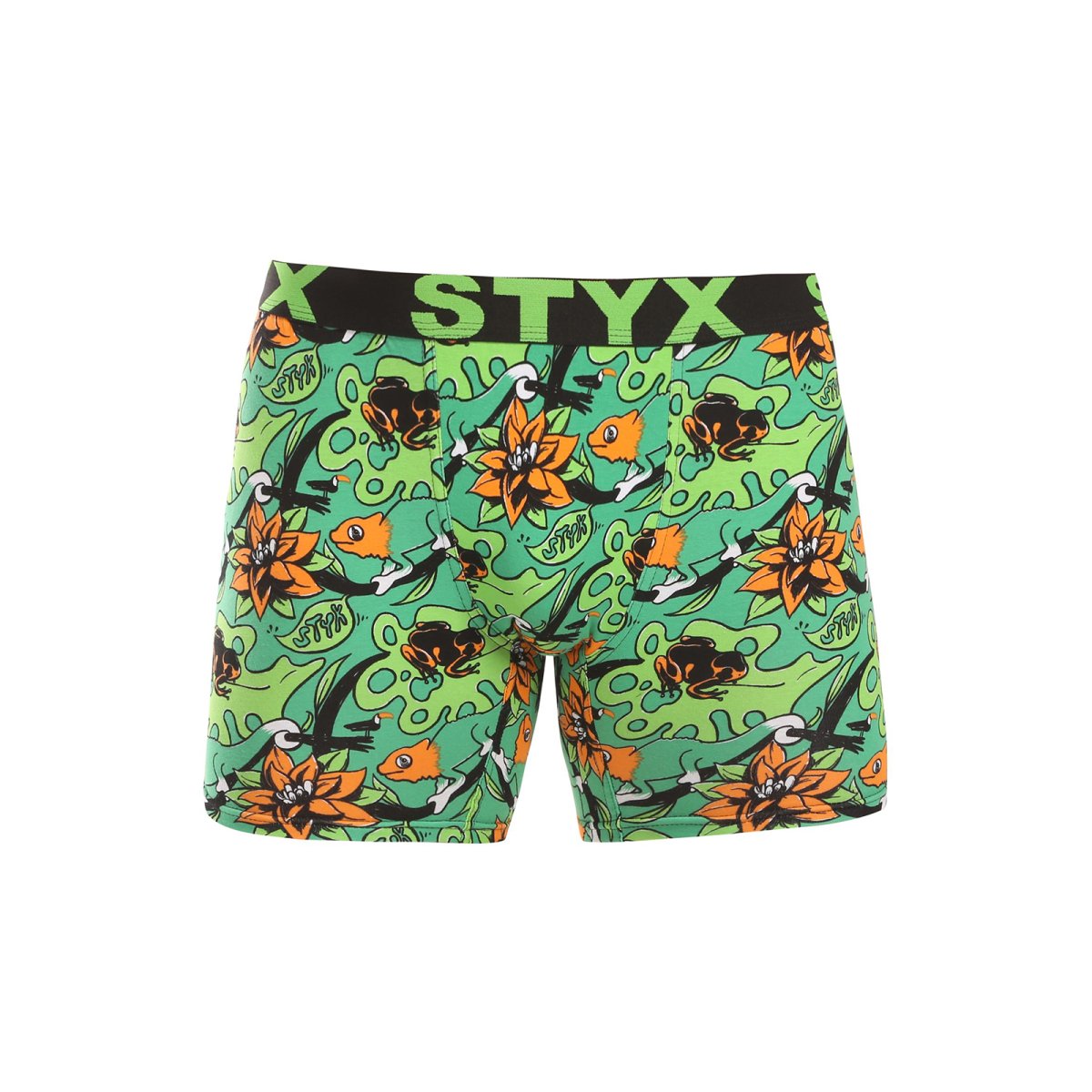 Styx Pánské boxerky long art sportovní guma tropic (UN1557) L Styx