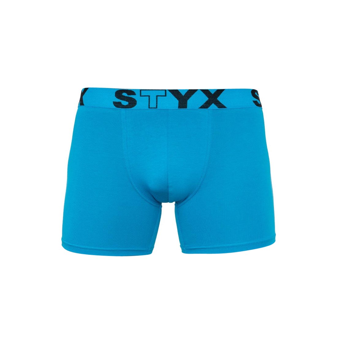 Styx Pánské boxerky long sportovní guma světle modré (U969) S Styx