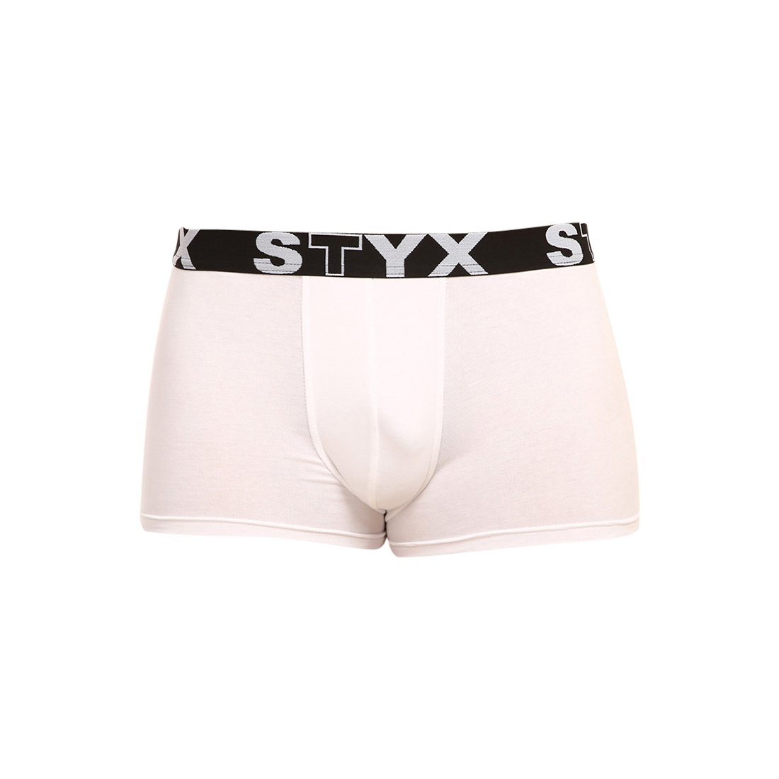 Styx Pánské boxerky sportovní guma bílé (G1061) M Styx