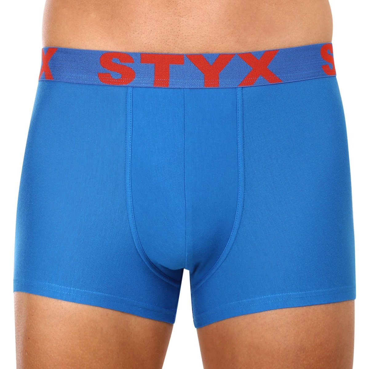 Styx Pánské boxerky sportovní guma nadrozměr modré (R1167) 3XL Styx