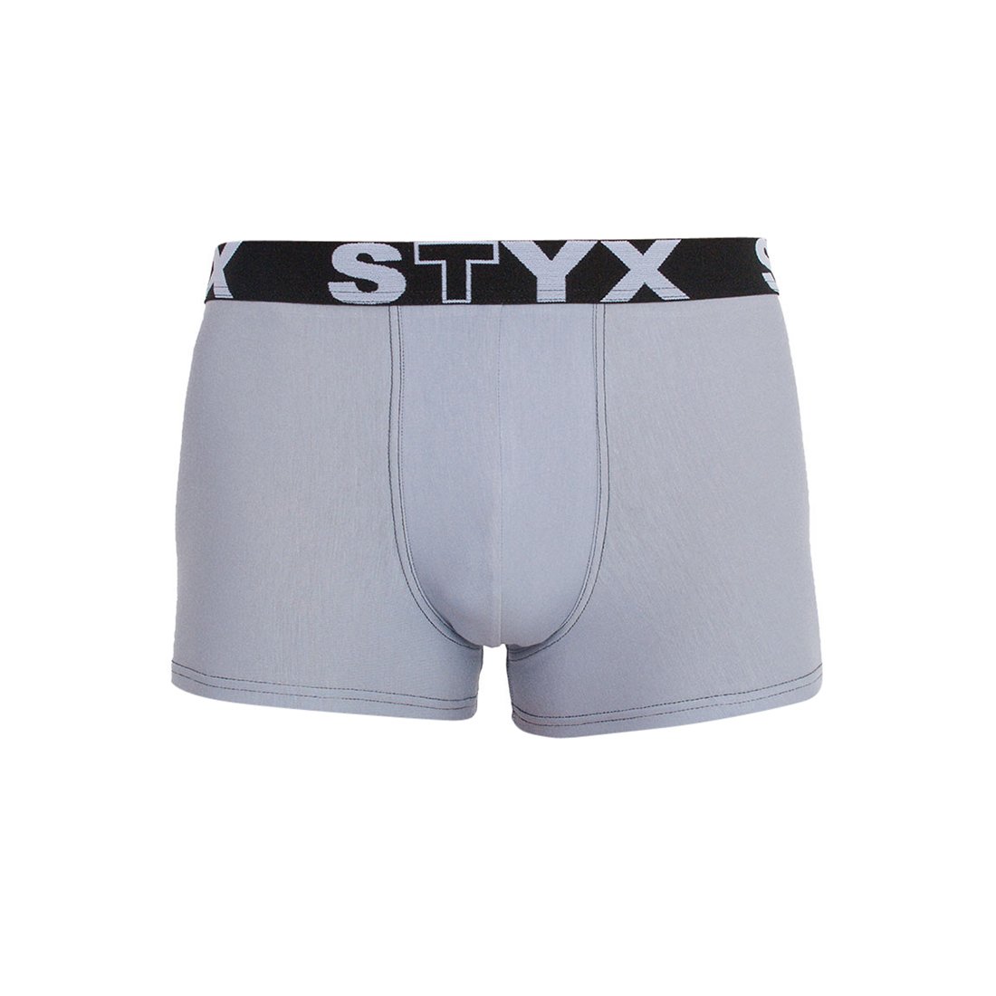 Styx Pánské boxerky sportovní guma světle šedé (G1067) L Styx