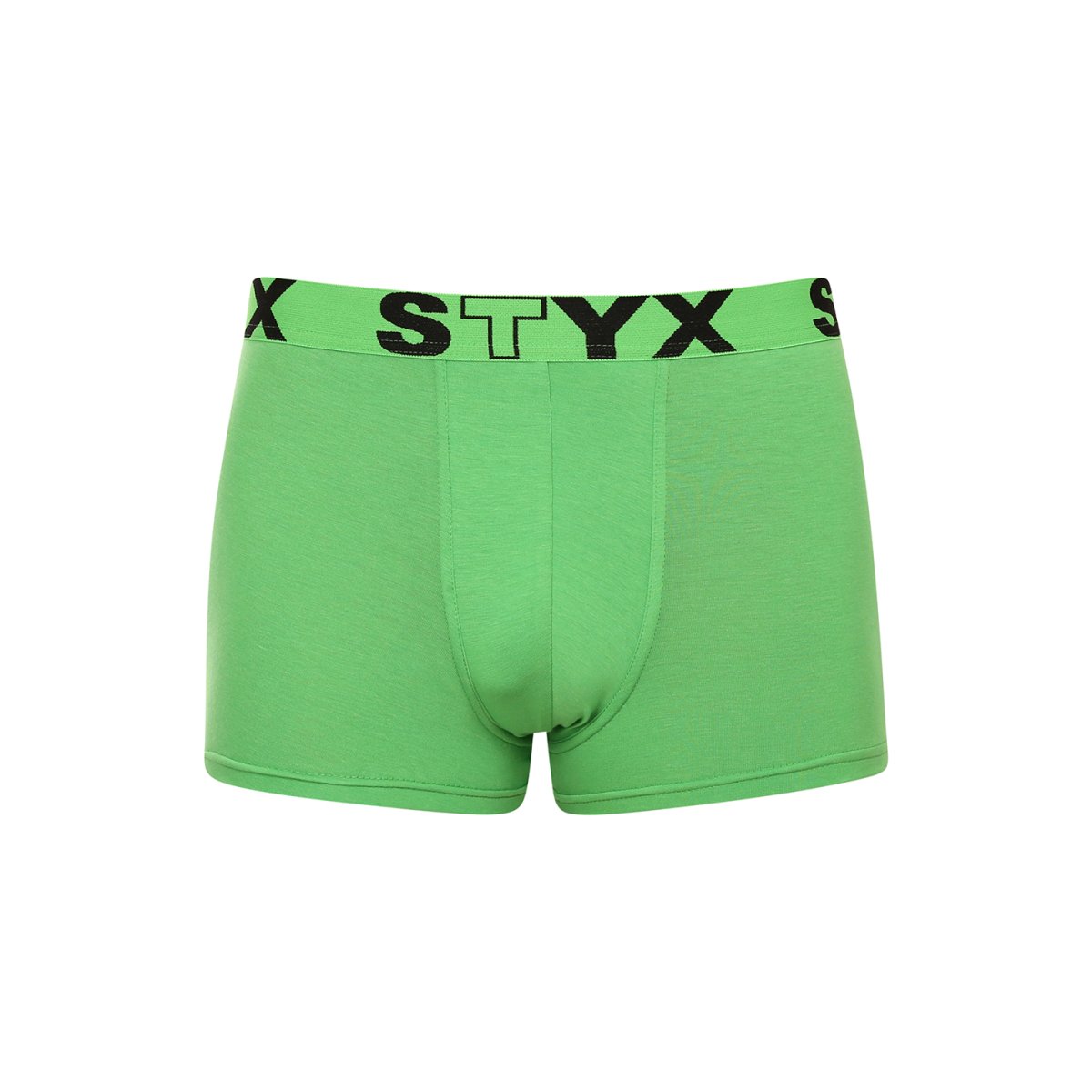 Styx Pánské boxerky sportovní guma zelené (G1069) S Styx